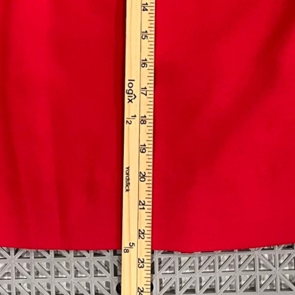 Vintage Y2K Le Suit Women's Blazer Skirt Set Size 8 Red Career Business Office - Picture 15 of 15